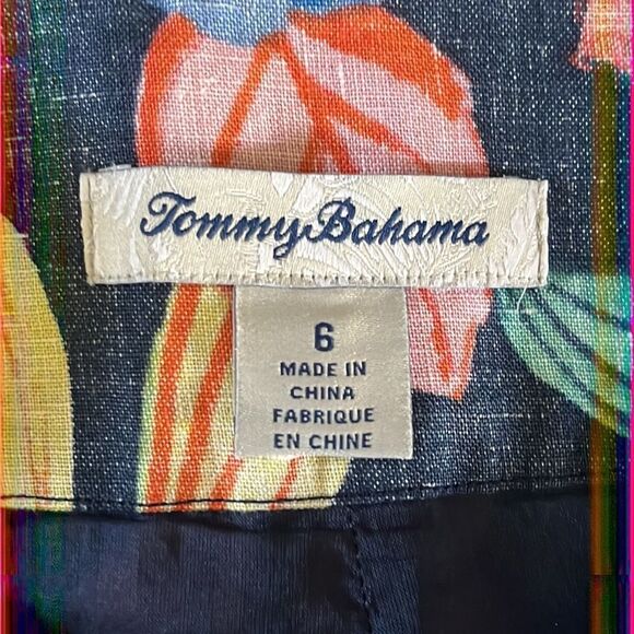Tommy Bahama Linen Floral Skirt - Picture 5 of 6